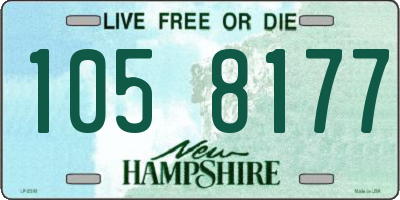NH license plate 1058177