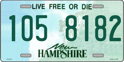 NH license plate 1058182