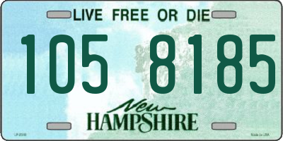 NH license plate 1058185