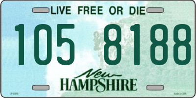 NH license plate 1058188