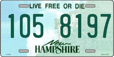 NH license plate 1058197