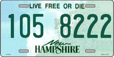 NH license plate 1058222