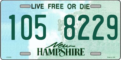 NH license plate 1058229