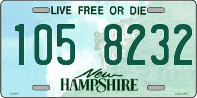 NH license plate 1058232