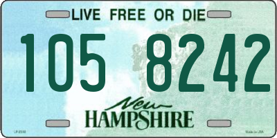NH license plate 1058242