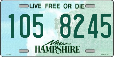 NH license plate 1058245
