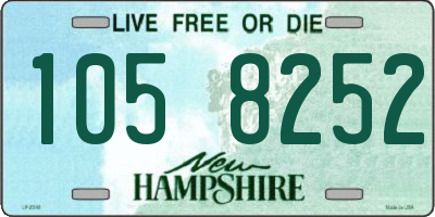 NH license plate 1058252