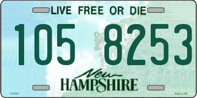 NH license plate 1058253