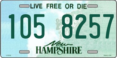 NH license plate 1058257