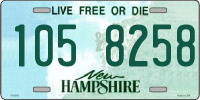 NH license plate 1058258