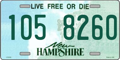 NH license plate 1058260