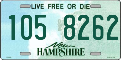 NH license plate 1058262