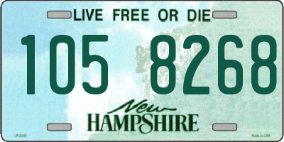 NH license plate 1058268