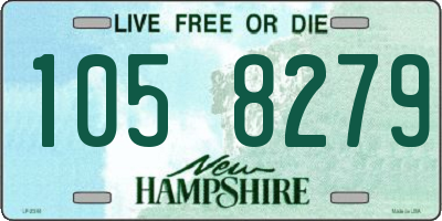 NH license plate 1058279