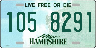 NH license plate 1058291