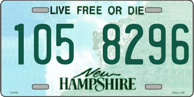 NH license plate 1058296