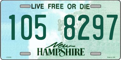 NH license plate 1058297