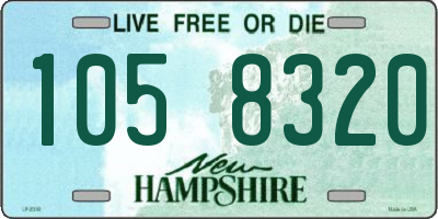 NH license plate 1058320