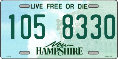NH license plate 1058330