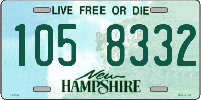 NH license plate 1058332