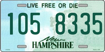 NH license plate 1058335