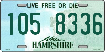 NH license plate 1058336