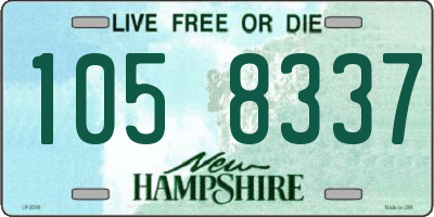NH license plate 1058337