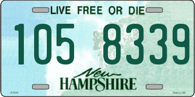 NH license plate 1058339