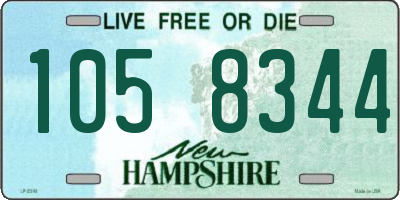 NH license plate 1058344