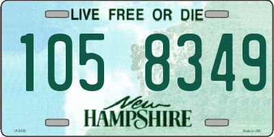 NH license plate 1058349