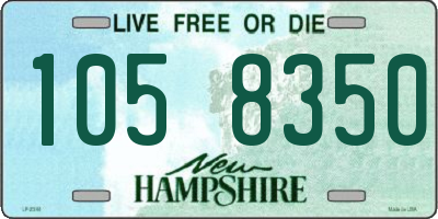 NH license plate 1058350