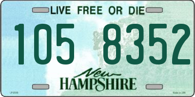 NH license plate 1058352