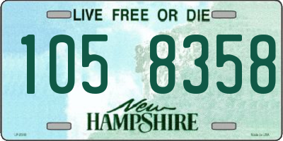 NH license plate 1058358