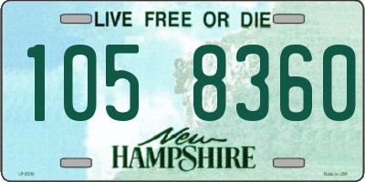 NH license plate 1058360