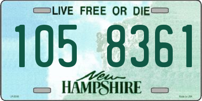 NH license plate 1058361