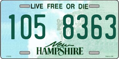 NH license plate 1058363