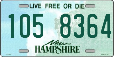 NH license plate 1058364