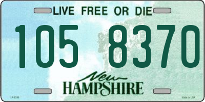 NH license plate 1058370