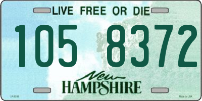 NH license plate 1058372