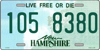 NH license plate 1058380