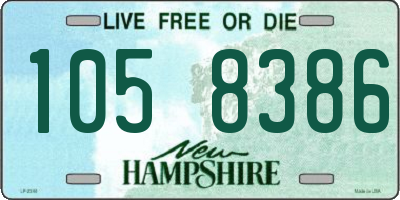 NH license plate 1058386