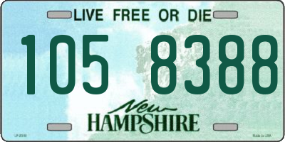 NH license plate 1058388