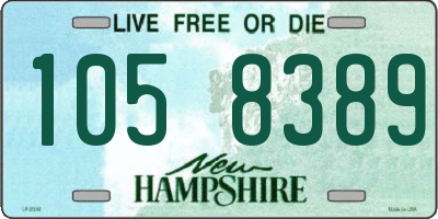 NH license plate 1058389