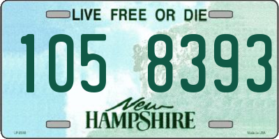 NH license plate 1058393