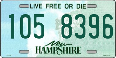 NH license plate 1058396