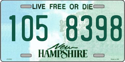 NH license plate 1058398