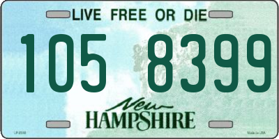 NH license plate 1058399