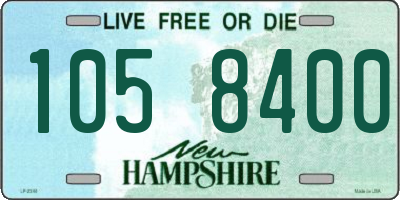 NH license plate 1058400