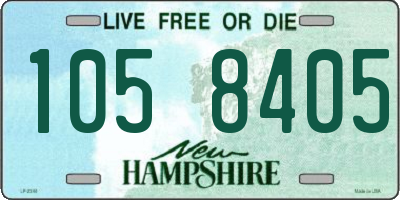 NH license plate 1058405