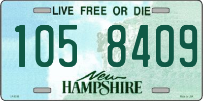 NH license plate 1058409